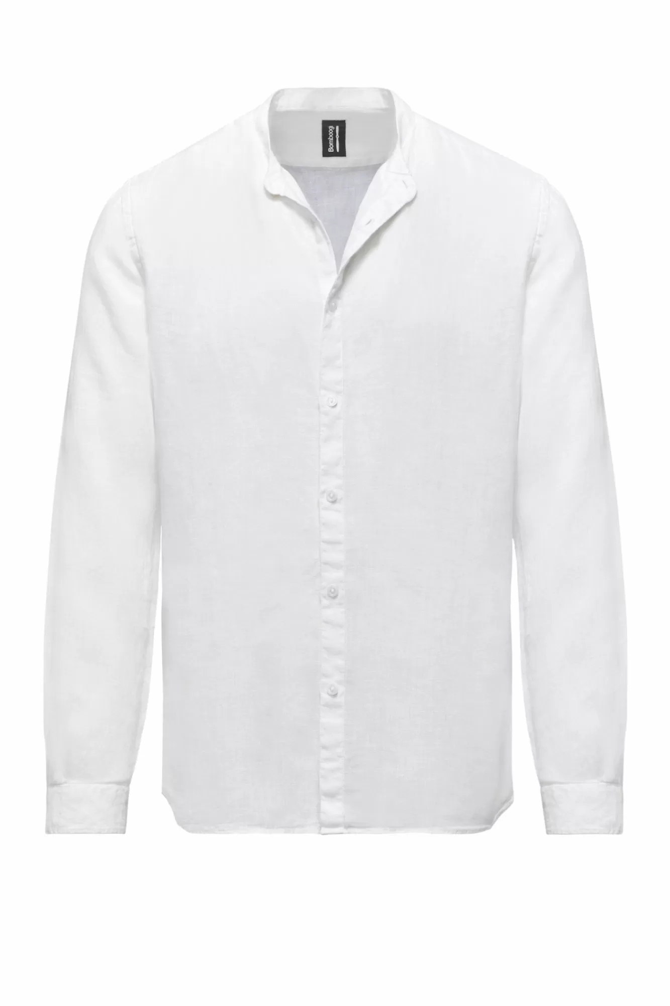 Camicia In Lino Con Collo Alla Coreana>Bomboogie Cheap