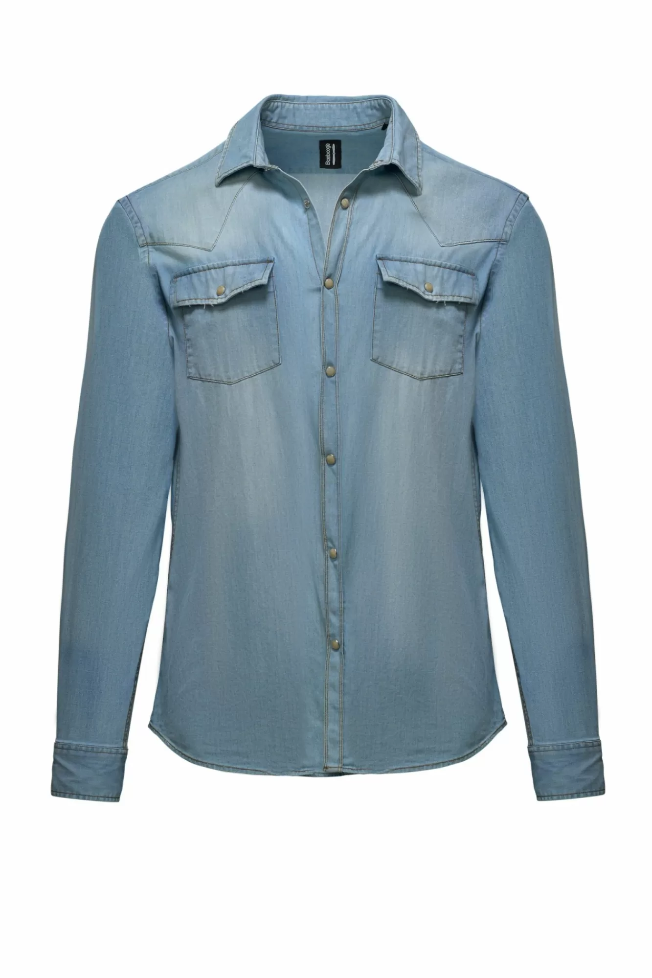 Camicia Rodeo In Denim Elasticizzato>Bomboogie Sale