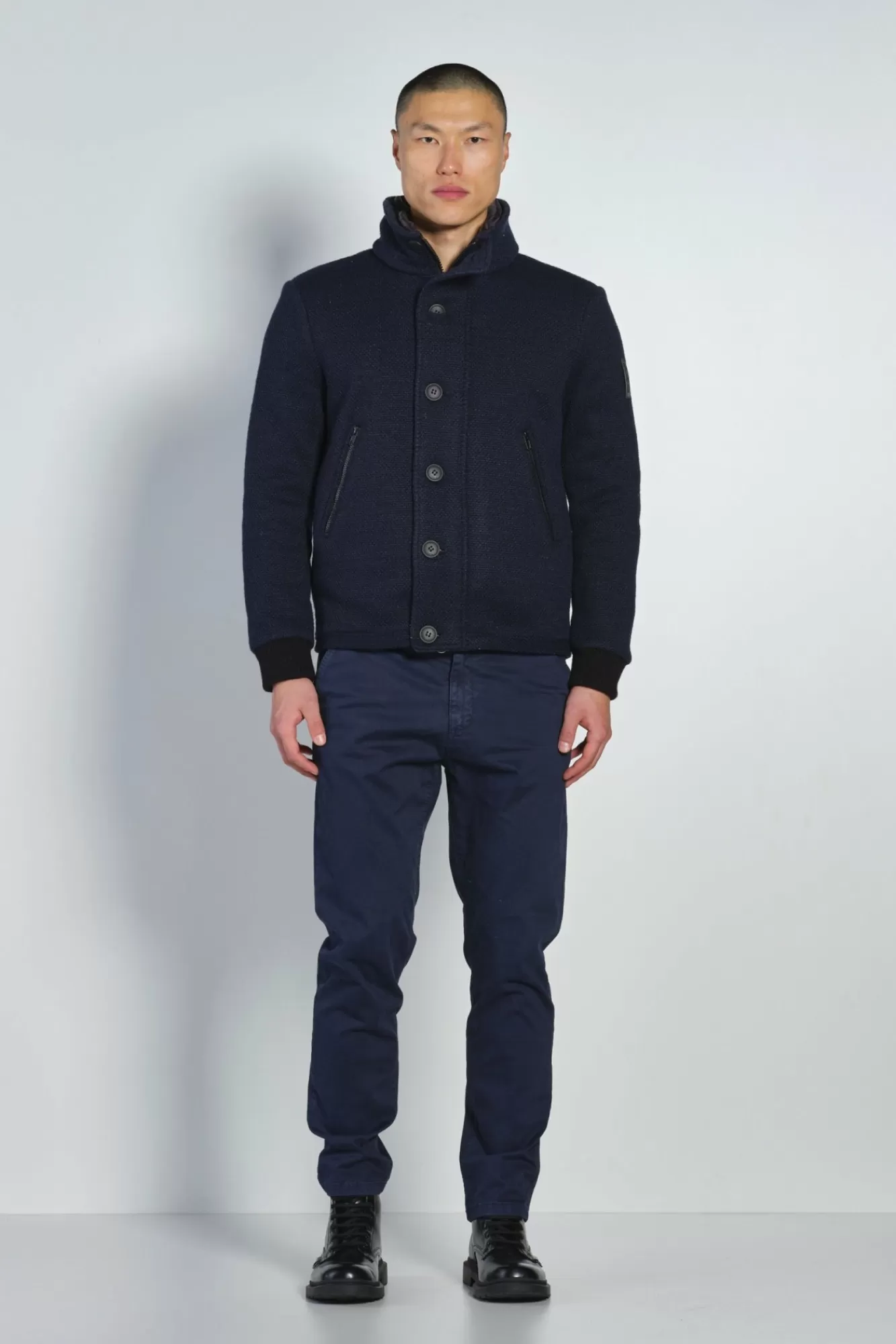 Cappotto Corto In Lana Cotta Con Bottoni>Bomboogie New