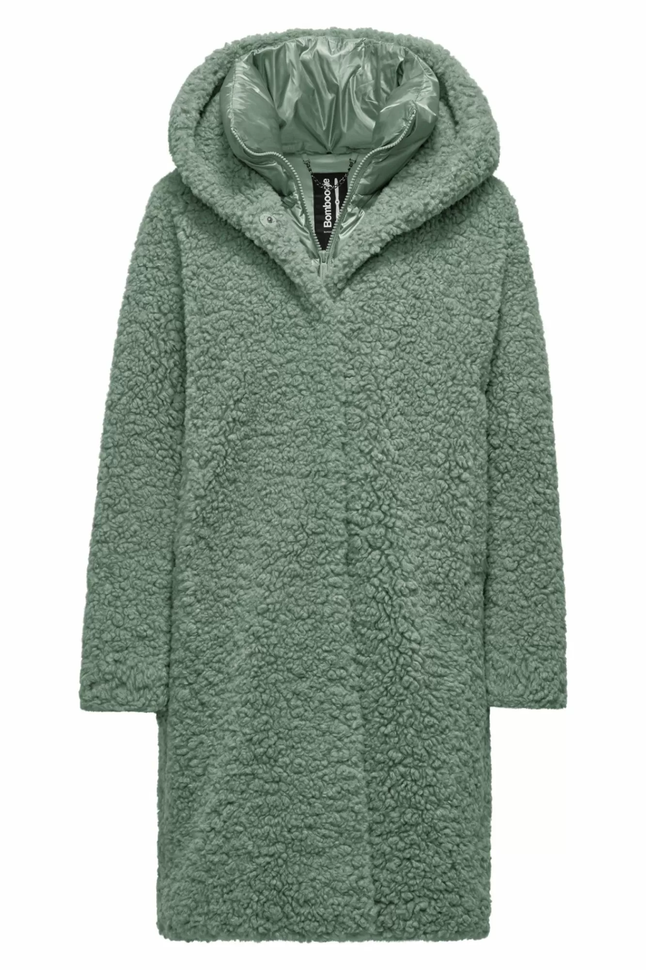 Cappotto Lungo In Sherpa Fleece>Bomboogie Fashion