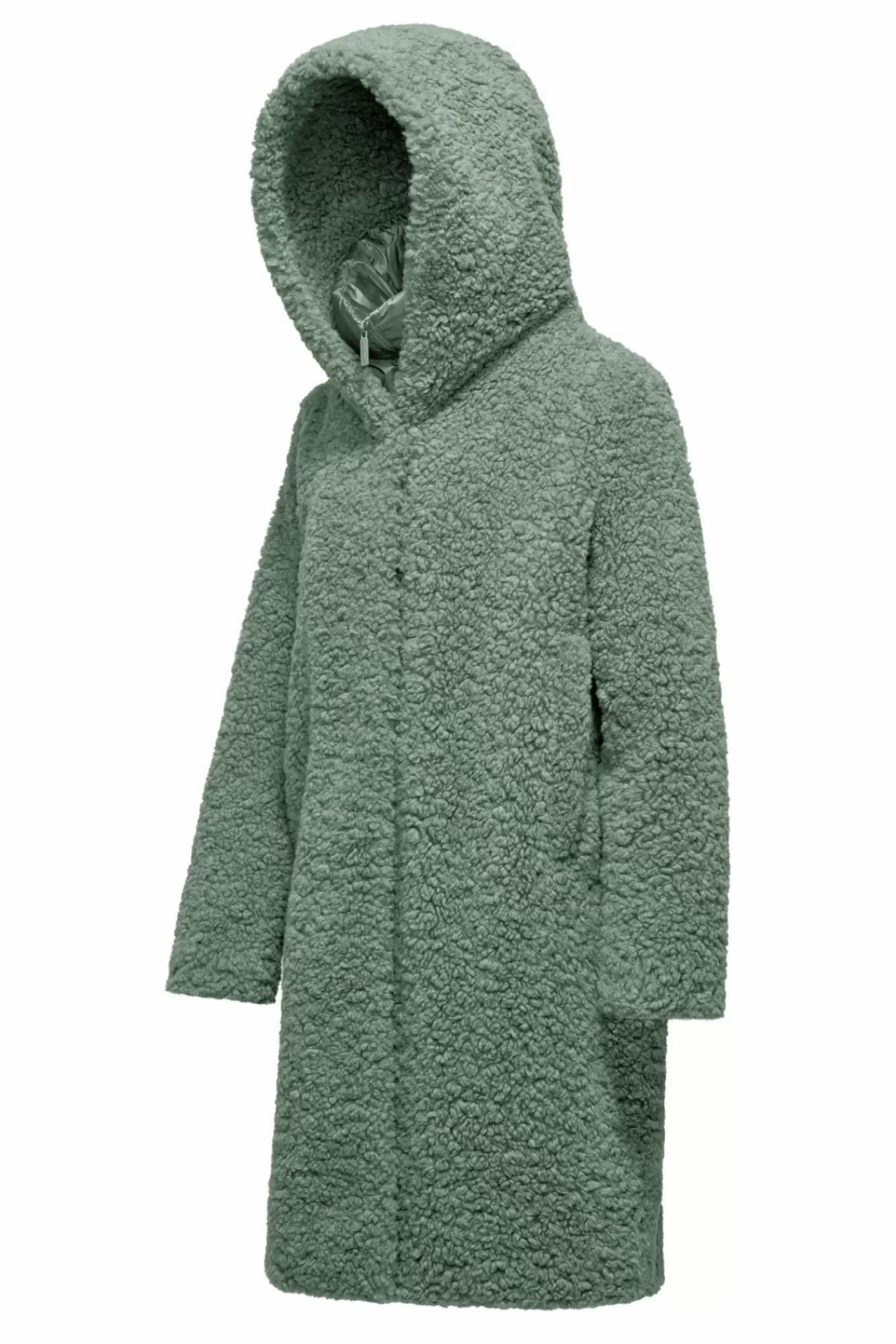 Cappotto Lungo In Sherpa Fleece>Bomboogie Fashion