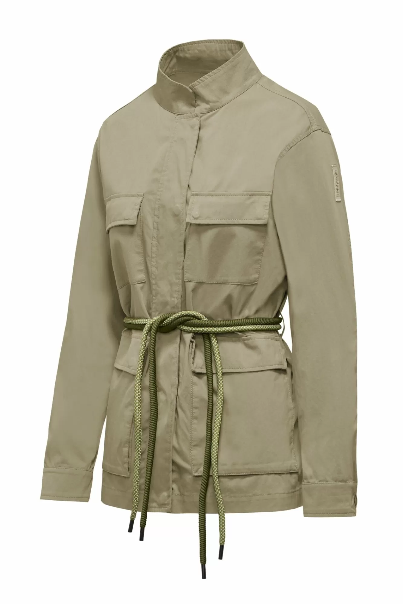 Field Jacket Sfoderata Con Cintura In Corda Bicolore>Bomboogie Flash Sale
