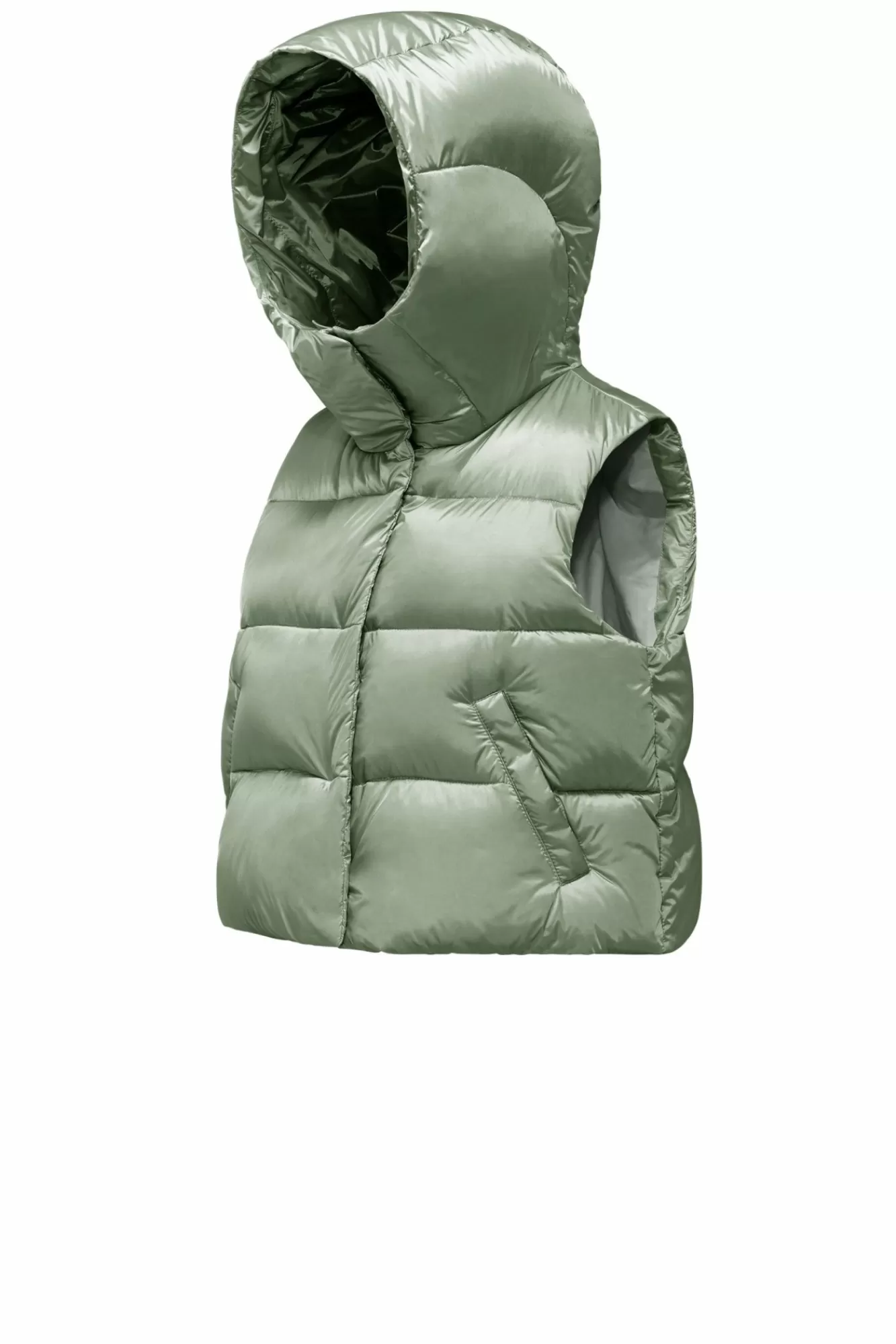 Ottawa Vest - Piumino Corto Smanicato In Nylon Bright>Bomboogie Best Sale