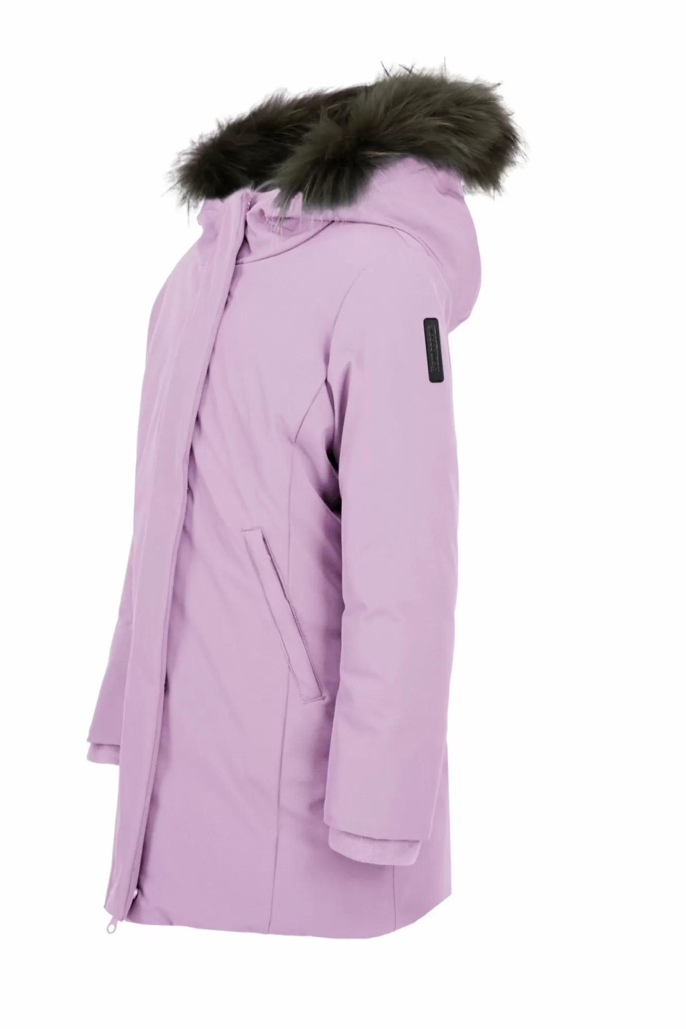 Parka Bambina Cappuccio Con Pelo>Bomboogie Discount