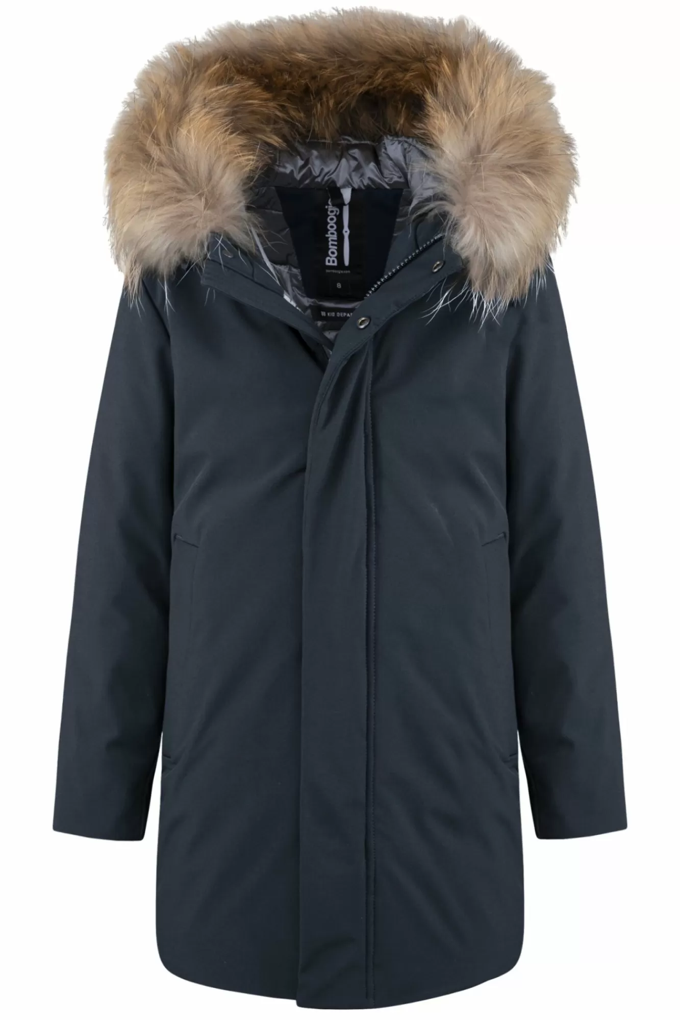 Parka Bambino Cappuccio Con Pelo>Bomboogie Outlet