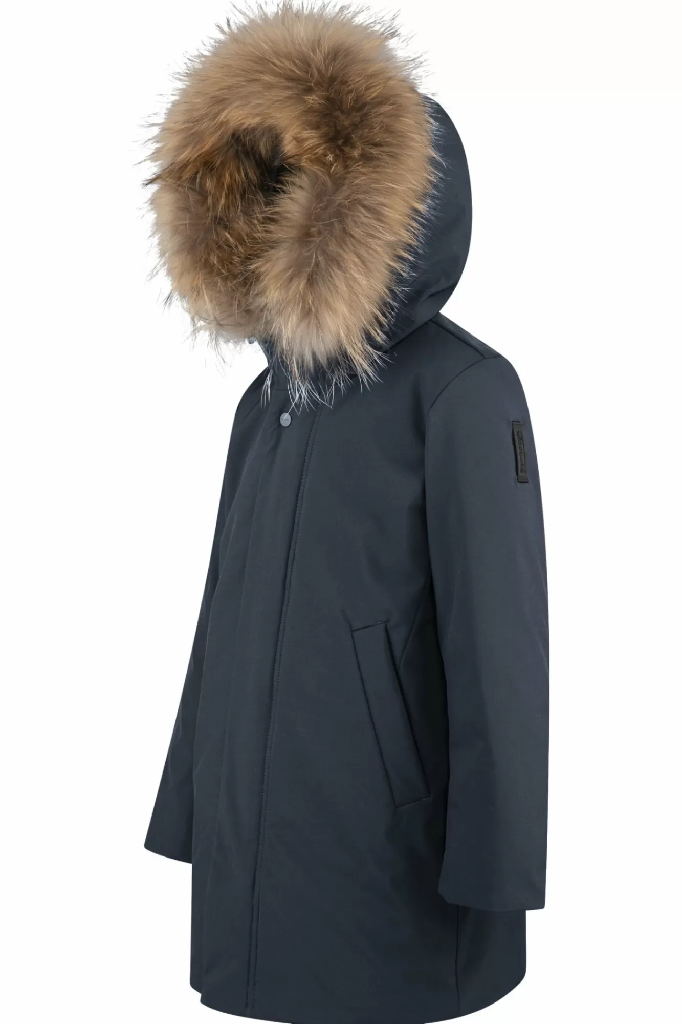 Parka Bambino Cappuccio Con Pelo>Bomboogie Outlet