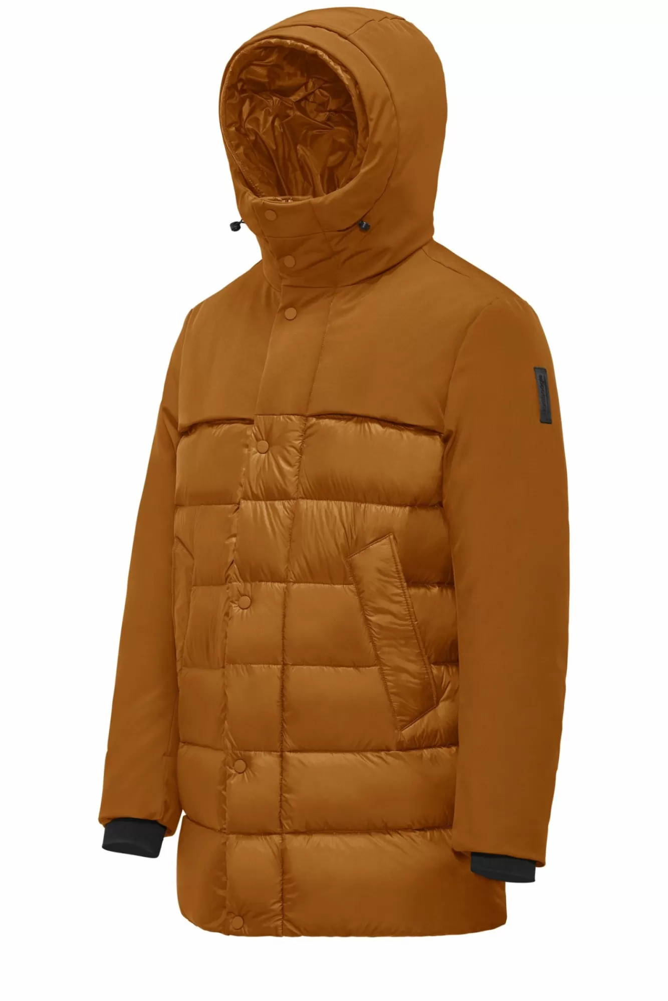 Parka Bimaterico Imbottito In Piuma>Bomboogie Hot