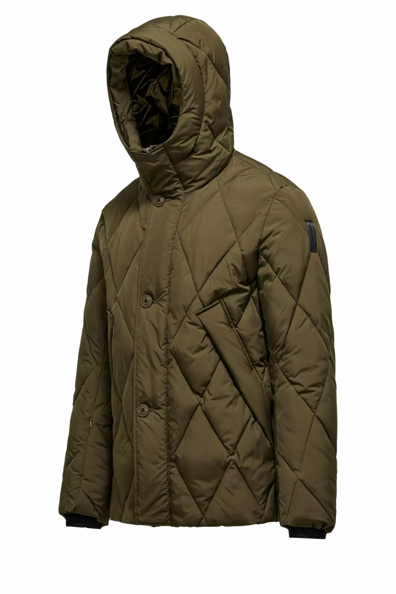 Parka Corto Con Trapuntatura A Rombi>Bomboogie Discount