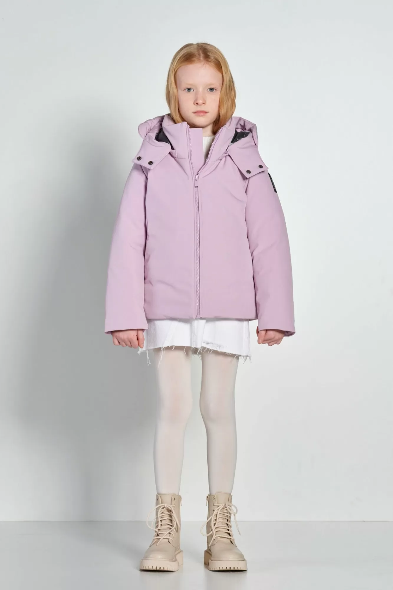 Parka Corto Da Bambina Con Cappuccio>Bomboogie Shop