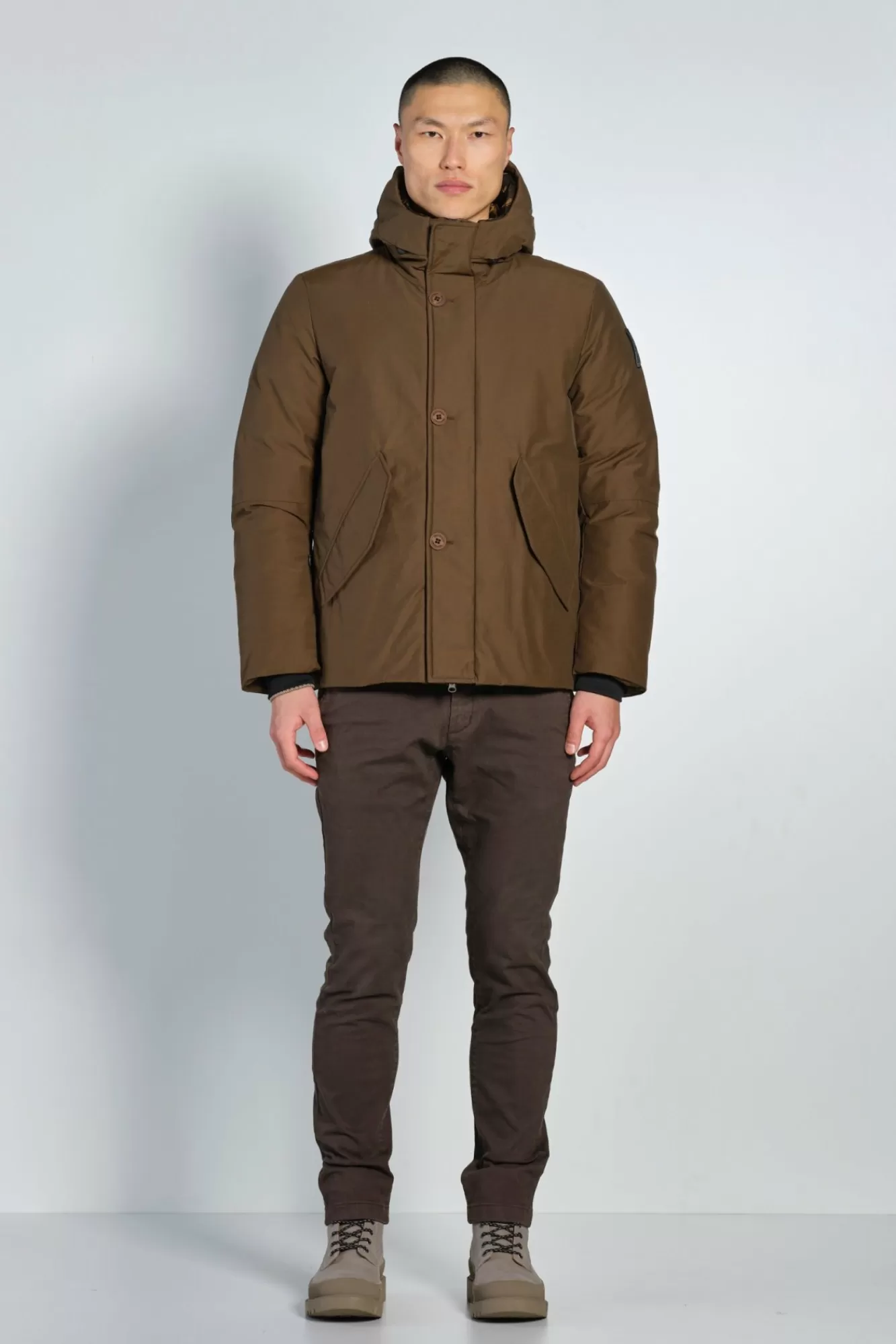 Parka Corto Idrorepellente E Antivento Imbottitura Riciclata>Bomboogie Cheap