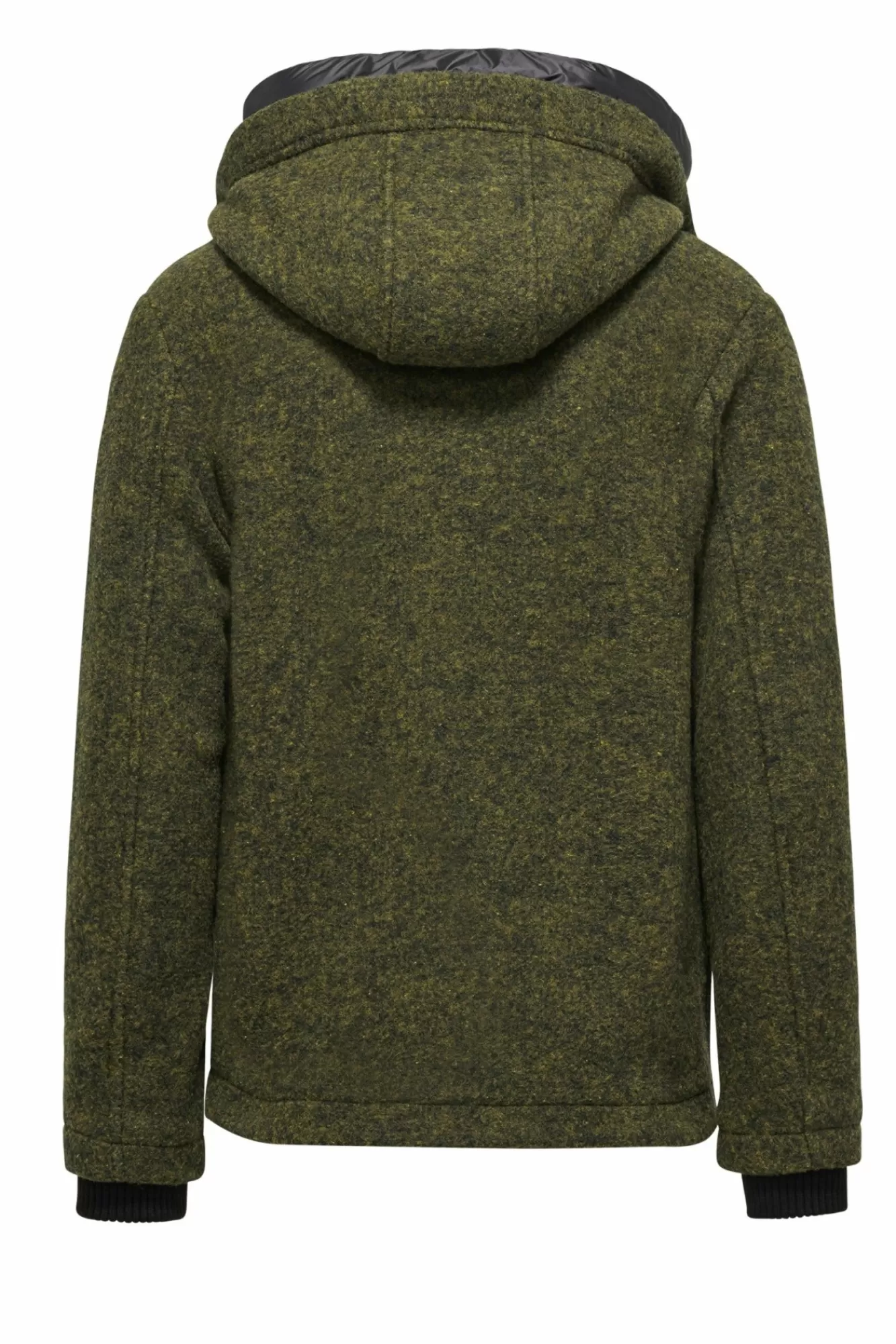 Parka Corto In Lana Cotta Con Cappuccio>Bomboogie Store