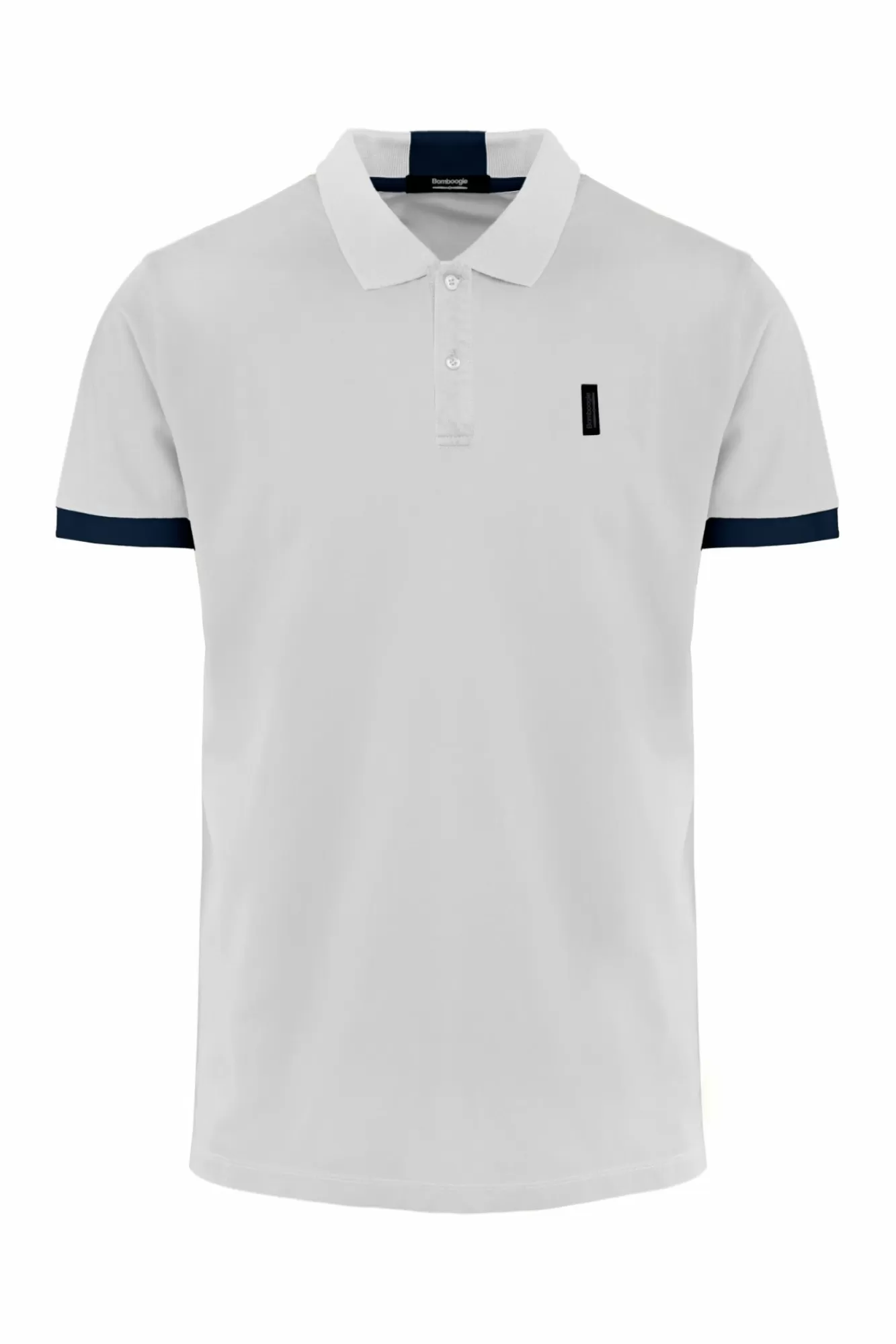 Polo A Manica Corta In Cotone Piquet>Bomboogie Fashion