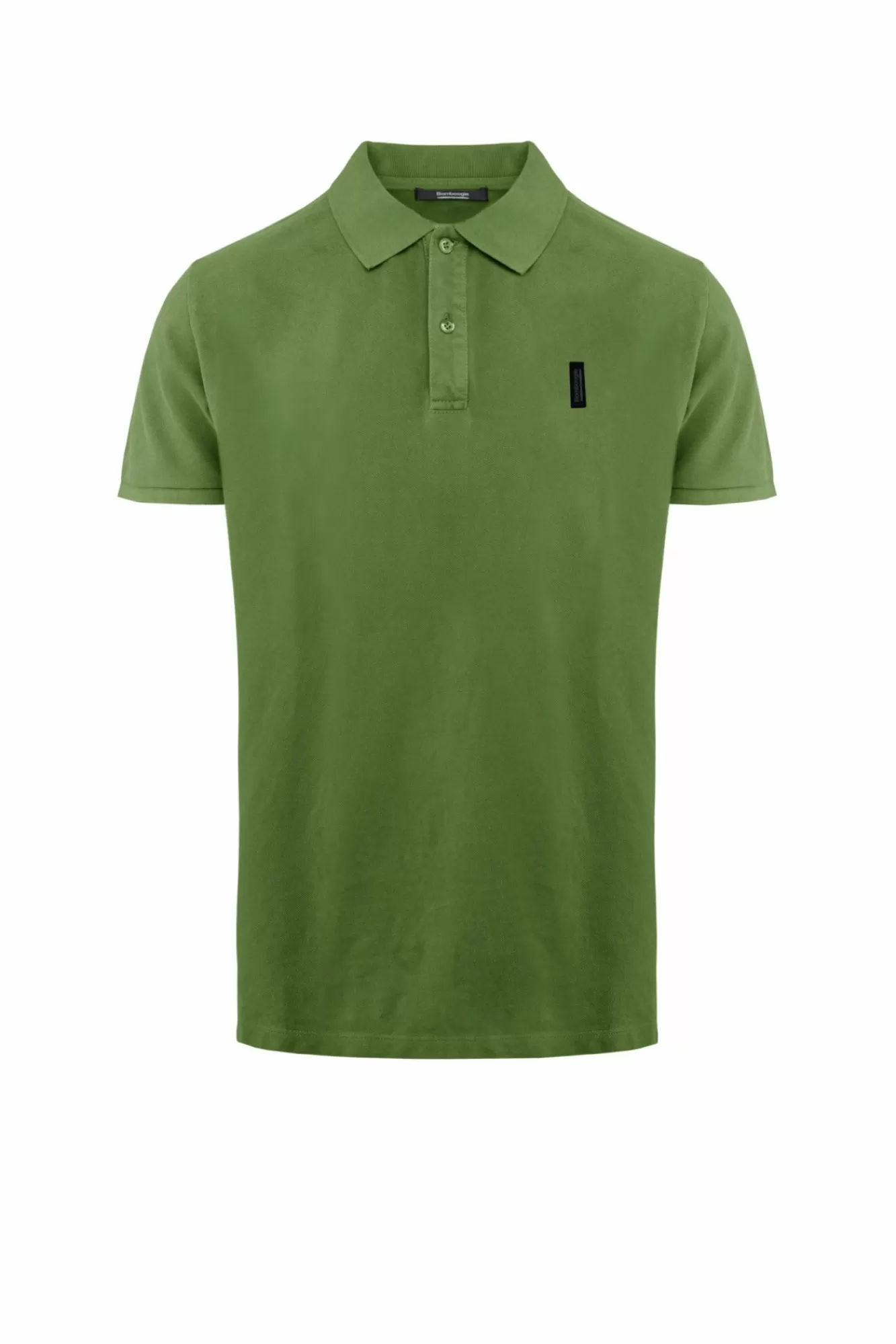 Polo A Manica Corta In Cotone Piquet Tinto Capo>Bomboogie Outlet
