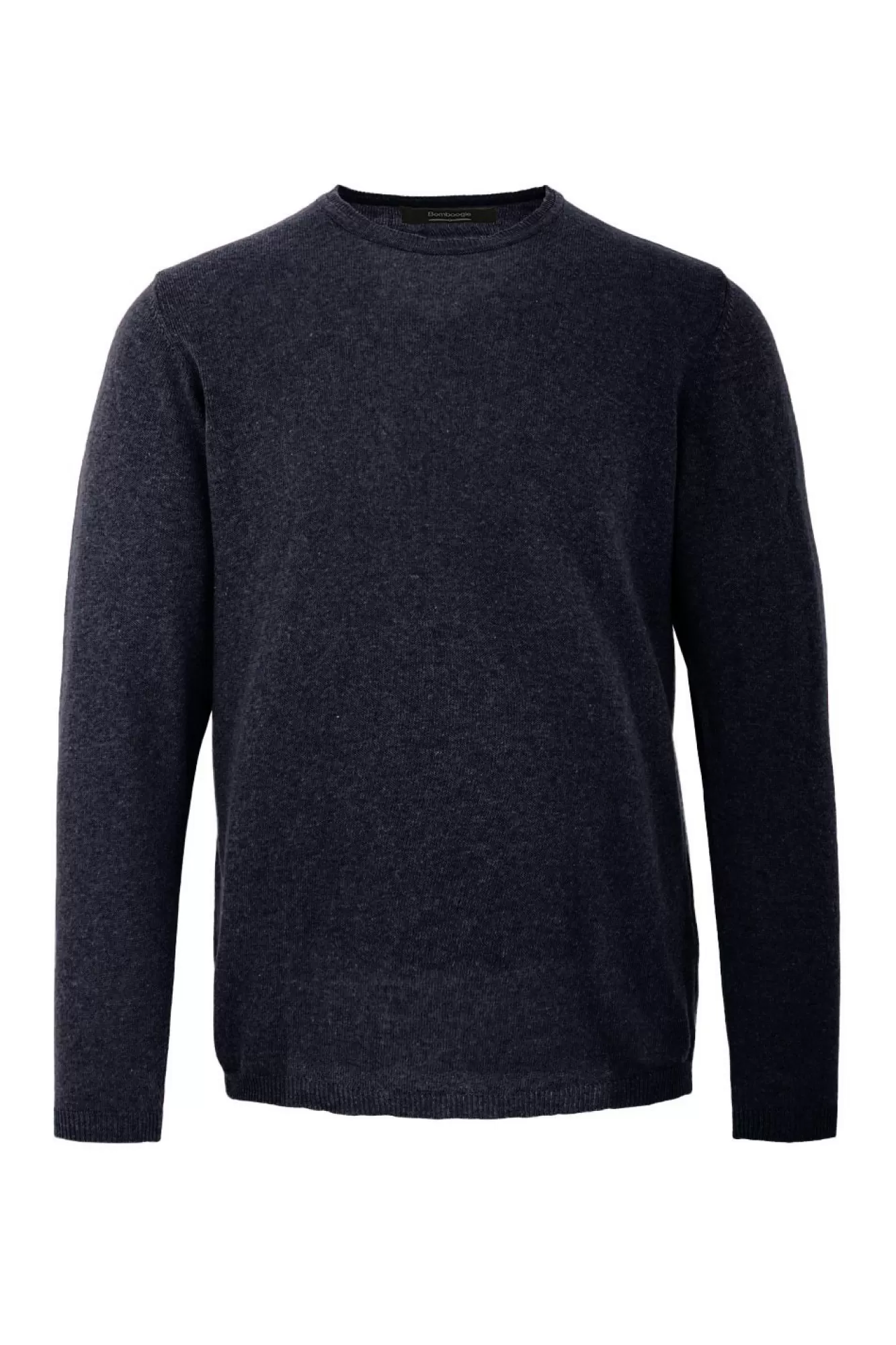 Pullover Girocollo In Maglia Rasata>Bomboogie Sale