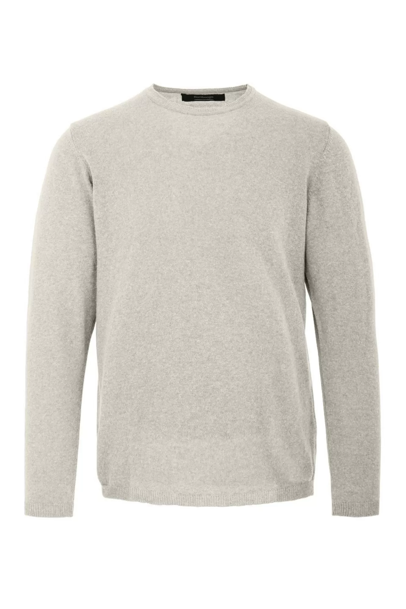 Pullover Girocollo In Maglia Rasata Faded>Bomboogie Outlet