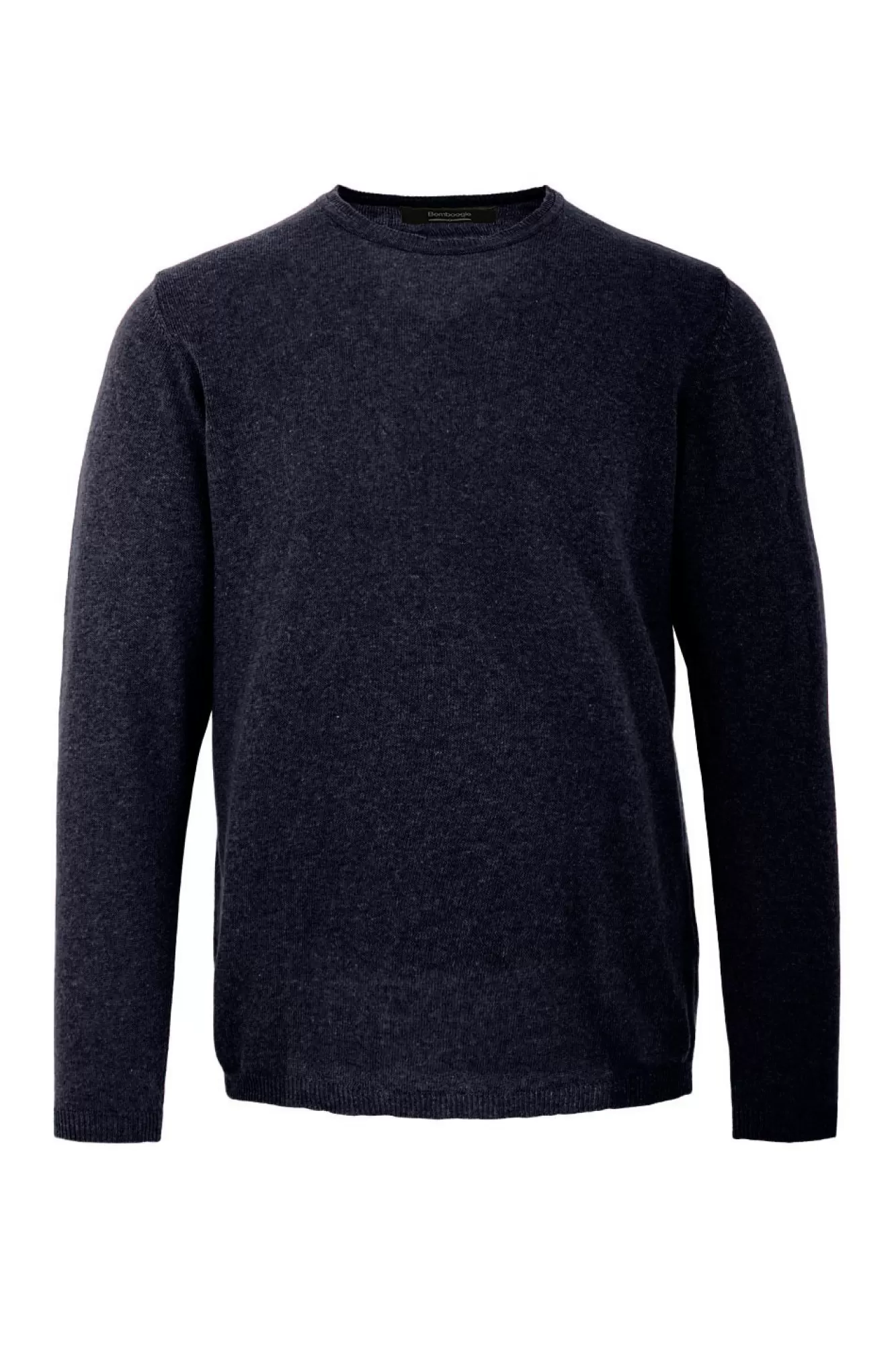 Pullover Girocollo In Maglia Rasata Faded>Bomboogie Sale