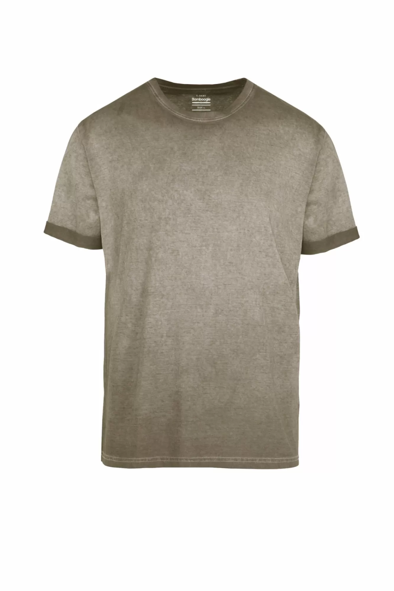 T-Shirt A Manica Corta In Cotone Tinto A Freddo>Bomboogie Clearance