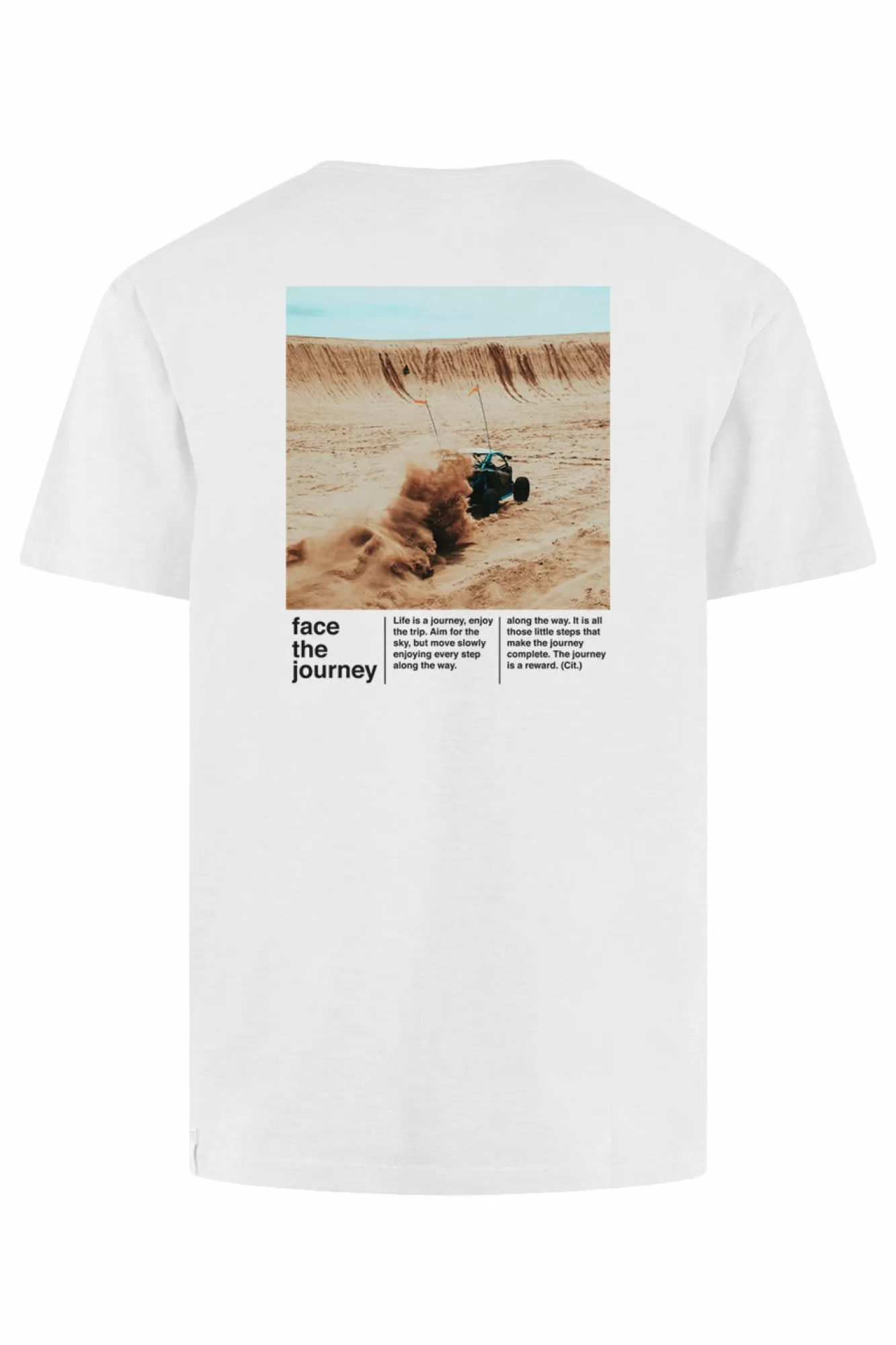 T-Shirt Con Stampa Deserto E Auto Sul Retro>Bomboogie New