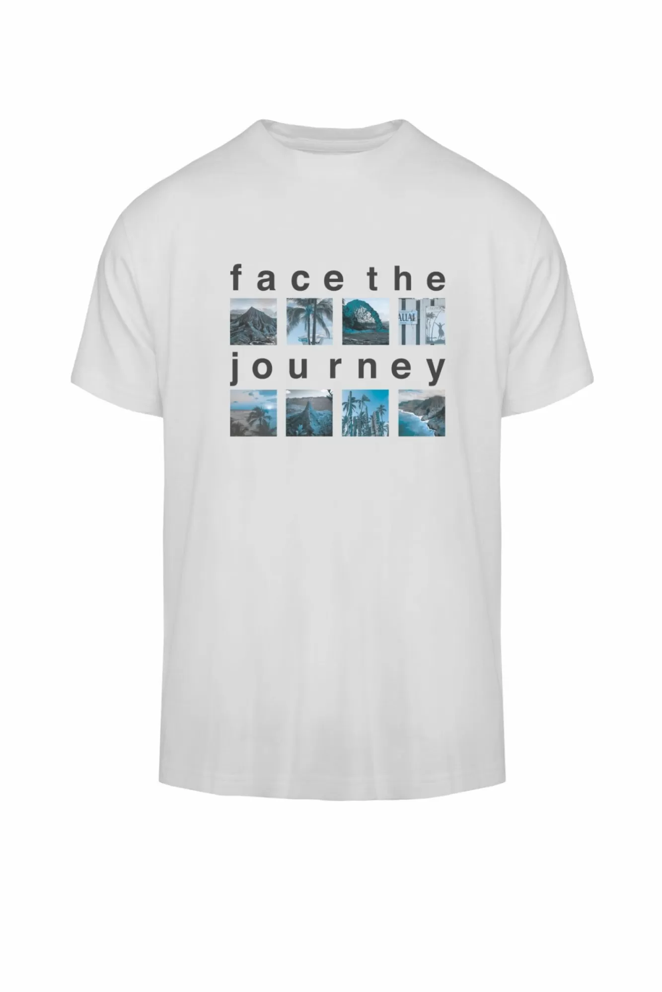 T-Shirt Con Stampa Face The Journey>Bomboogie Cheap