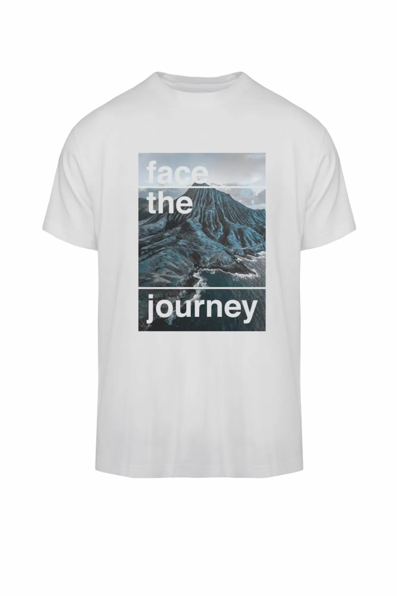 T-Shirt Con Stampa Face The Journey>Bomboogie Online