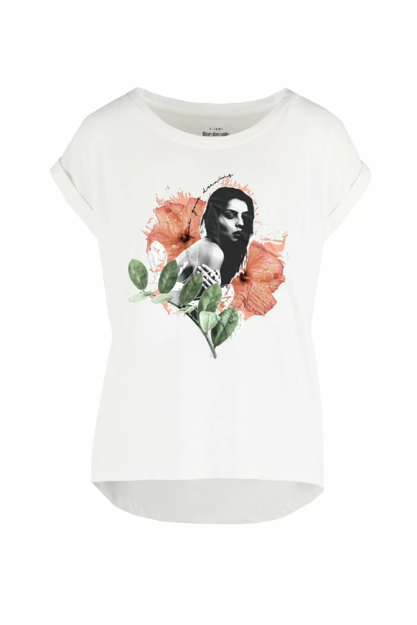 T-Shirt Con Stampa Floreale>Bomboogie Hot