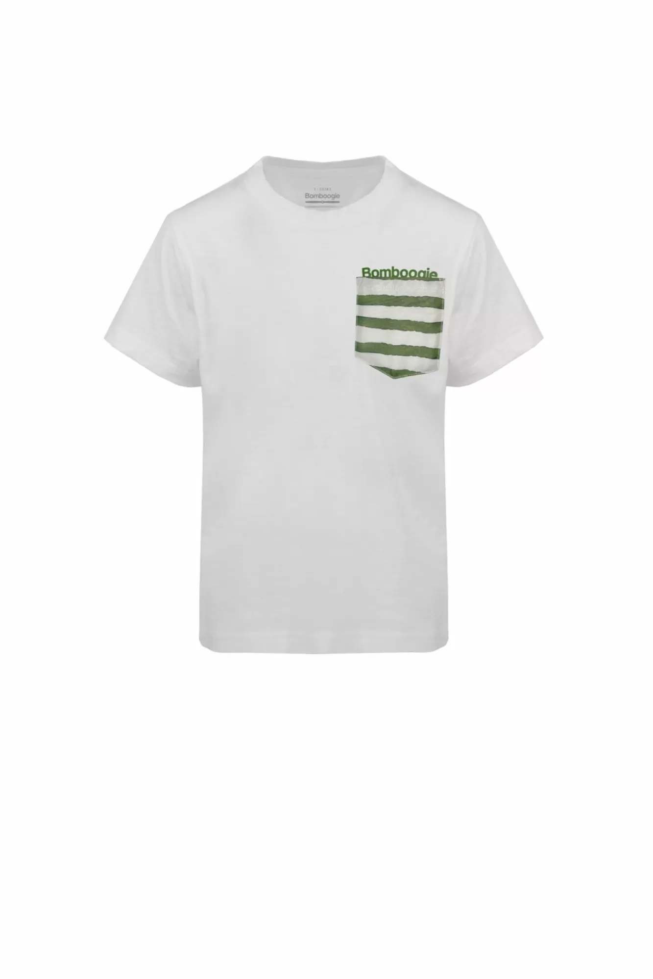 T-Shirt Con Taschino A Righe>Bomboogie Outlet