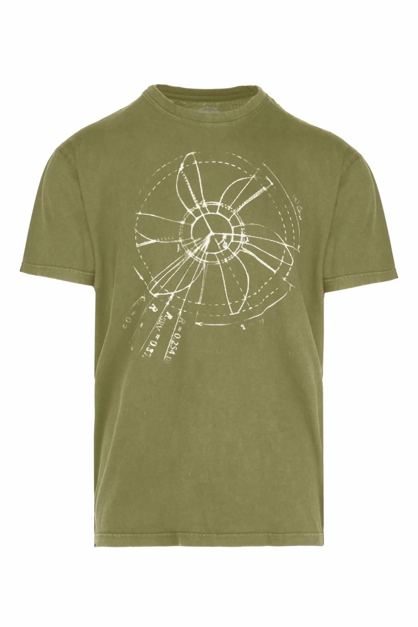 T-Shirt Girocollo A Manica Corta Con Stampa Elica>Bomboogie Cheap