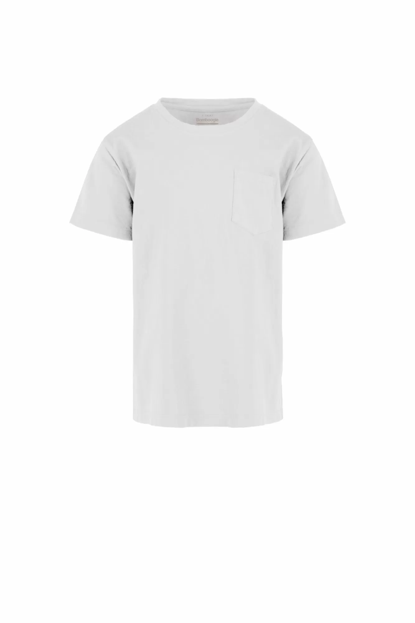 T-Shirt In Cotone Organico Con Taschino>Bomboogie Cheap