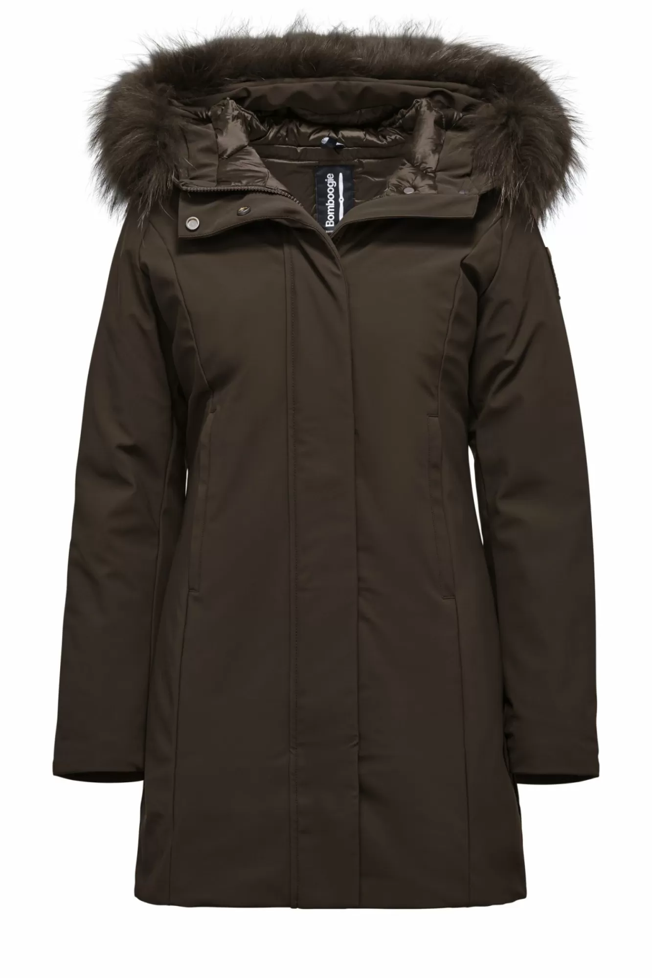 Vienna Parka Jacket - Parka Imbottito Con Cappuccio In Pelliccia>Bomboogie Cheap